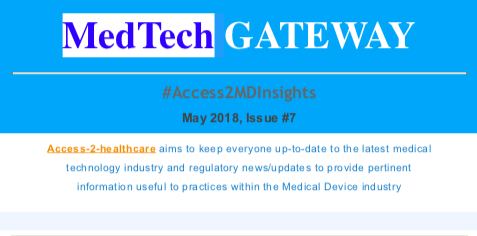 MedTech GATEWAY – Spring is Sprung and we give you the exciting updates in the MD industry